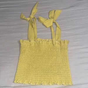 Tie shoulder top